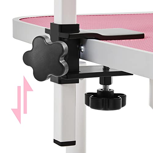 32in Foldable Pet Grooming Table with Adjustable Arm & Noose D461676