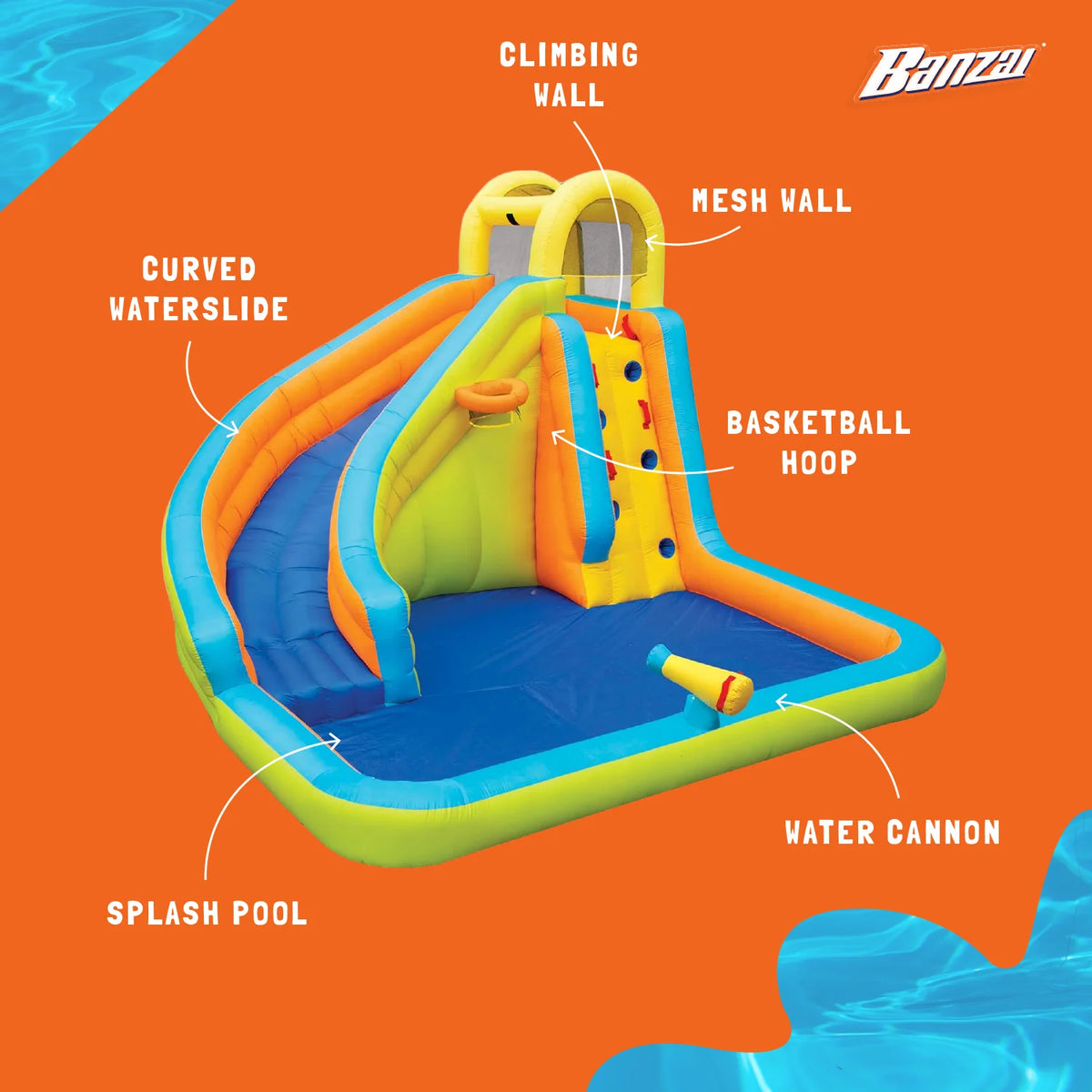 Inflatable Water Slide Splash Park A340