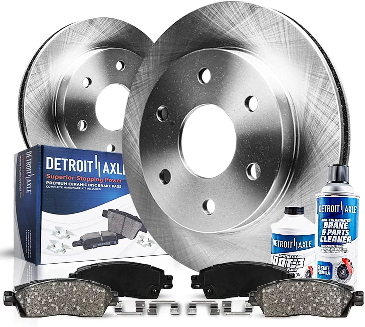 Rear Brake Kit Rotors & Ceramic Brake Pads B7313