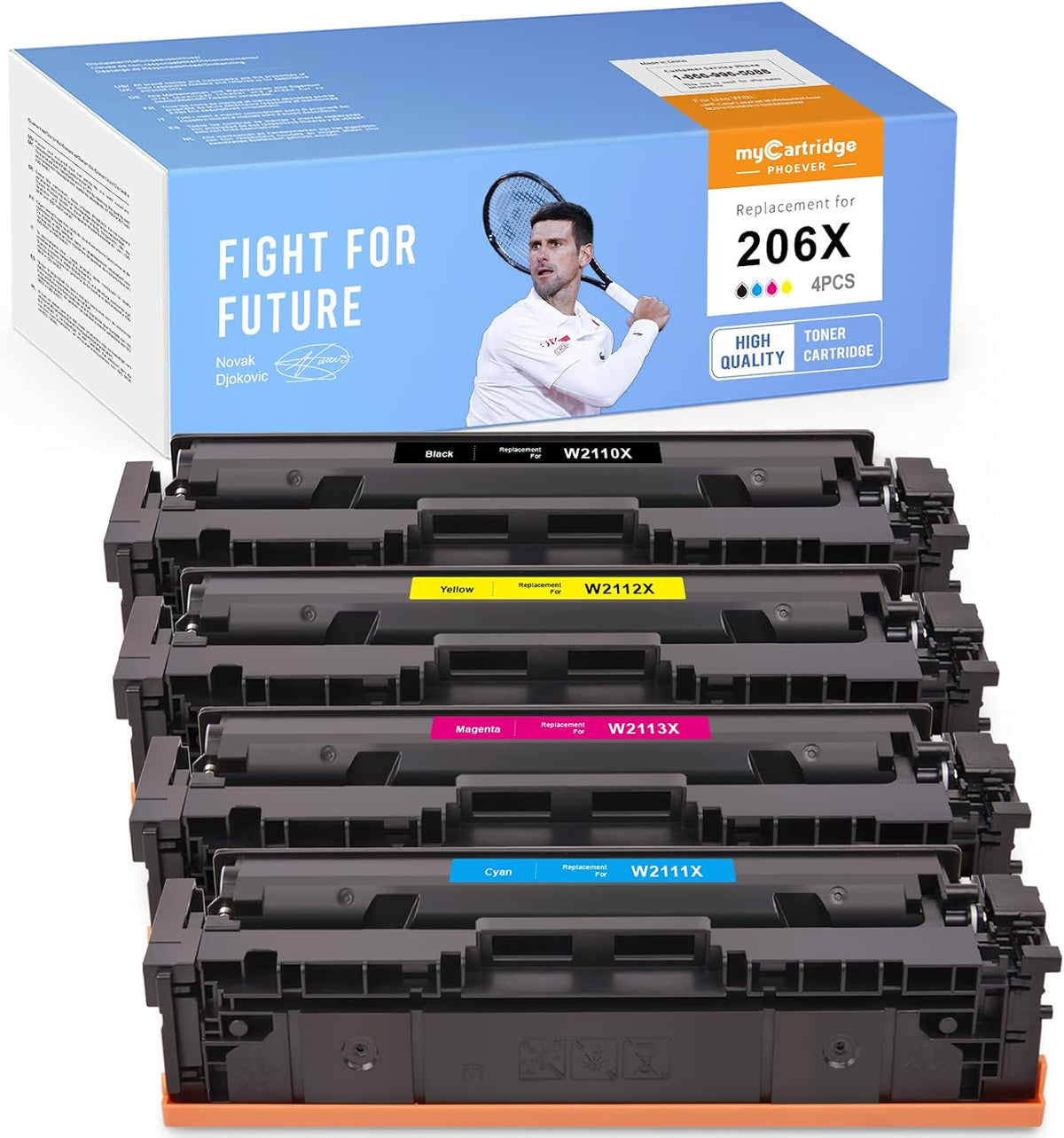 Compatible Toner Cartridge Replacement 4-Pack I93616