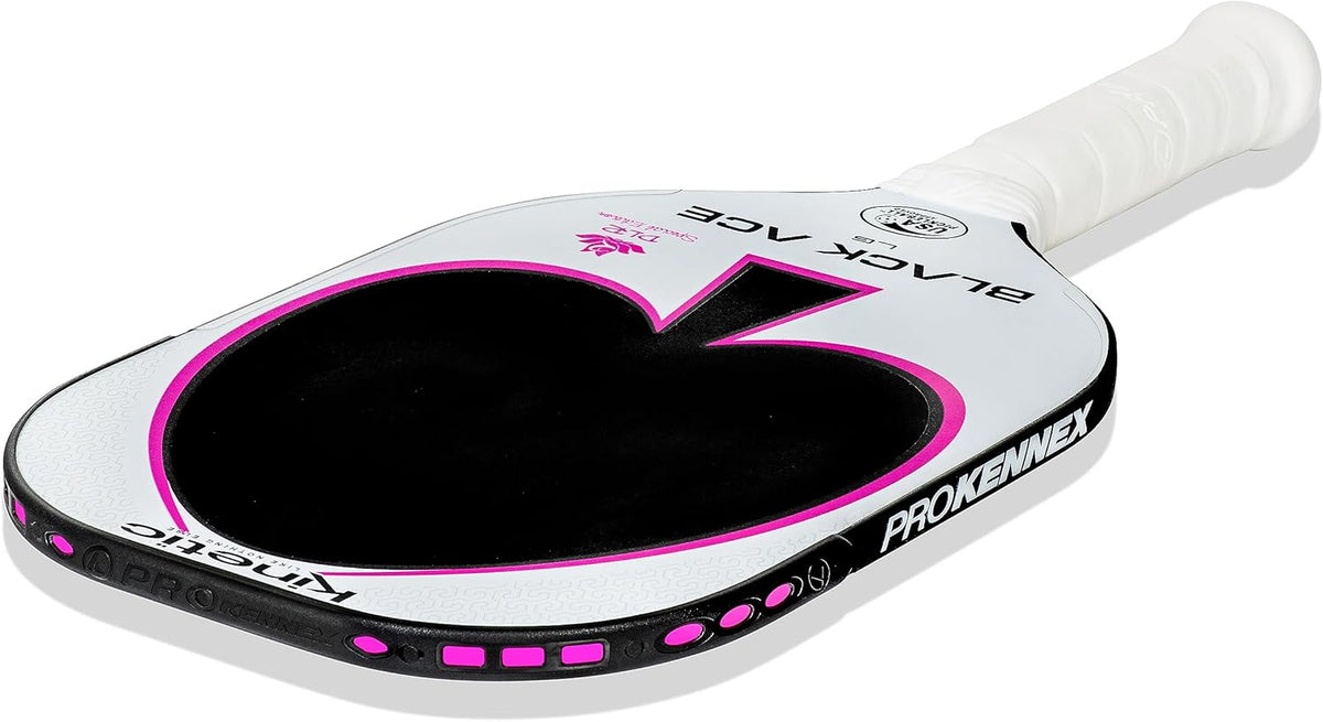 Black Ace LG Pickleball Paddle with Carbon Fiber Face H4752