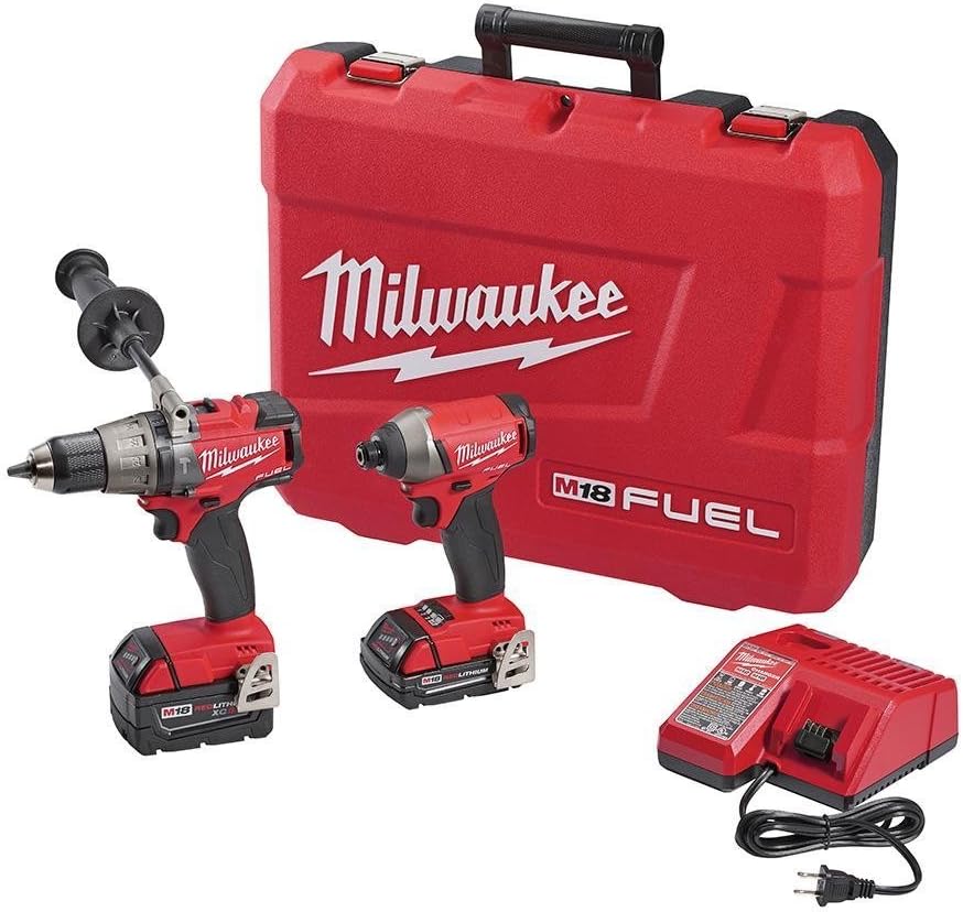 18V Li-Ion Hammer Drill Impact Driver Combo Kit A745972