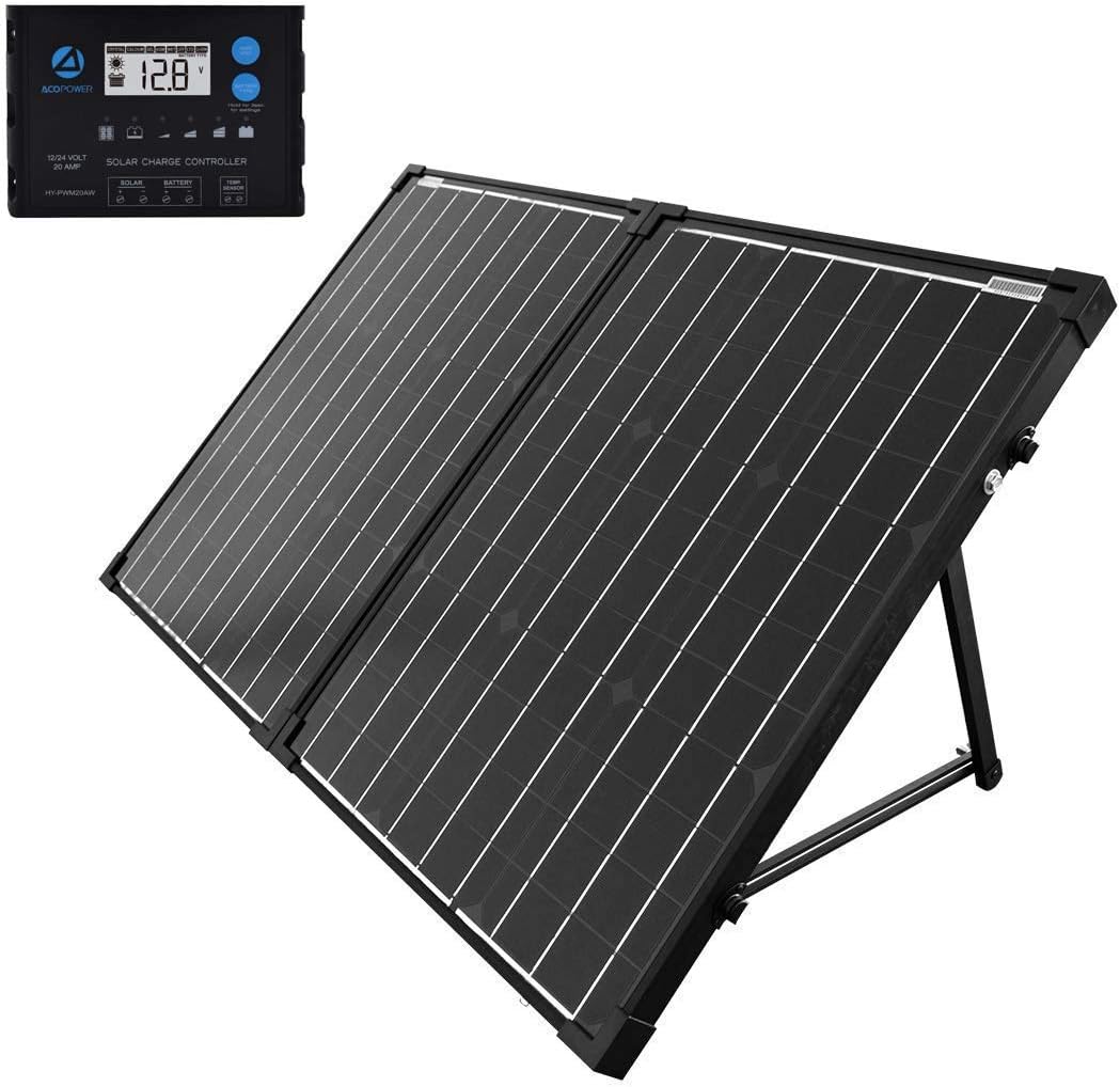 100W Foldable Monocrystalline Solar Panel Suitcase U942316