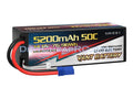 14.8V 5200mAh 4S 50C-100C Hardcase Lipo Battery Pack with EC5 Connector M8237