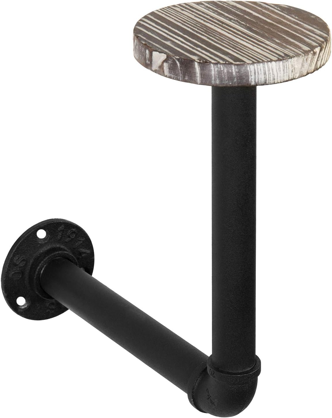 Rustic Brown Wood Hat Rack for Wall D9013