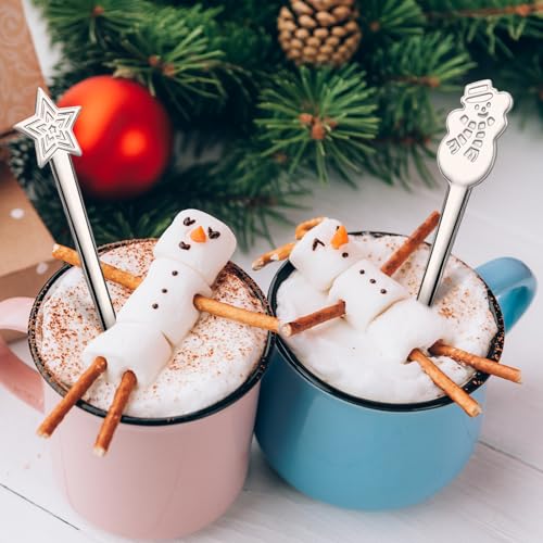 24 Pcs Stainless Steel Christmas Stirring Spoons A22627