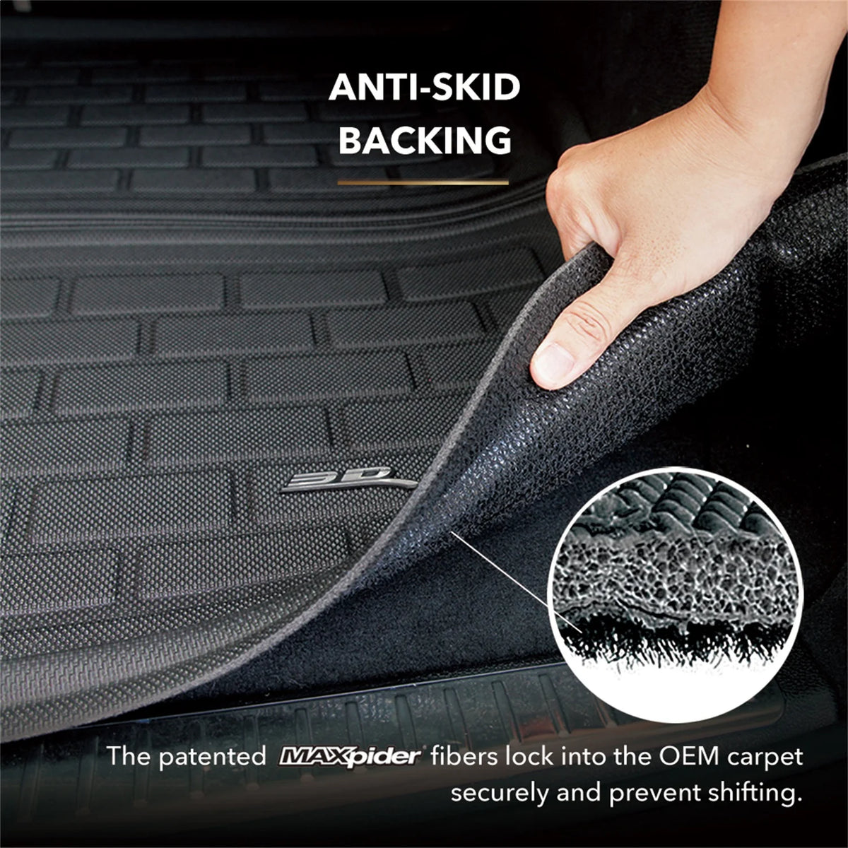 Black Front Cargo Liner D934