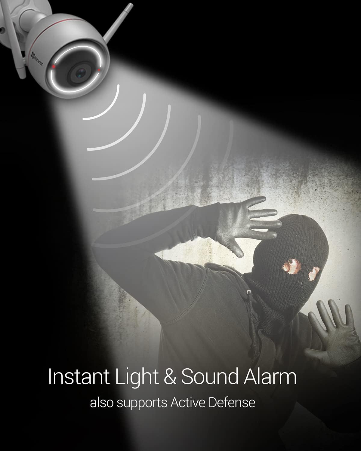 1080P WiFi Security Camera with Night Vision M74449