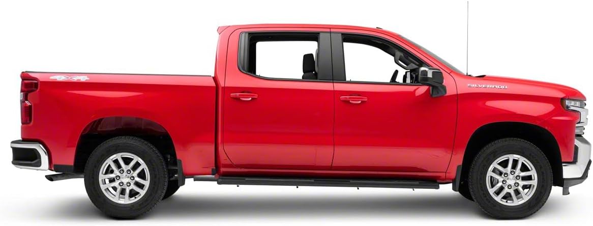 Black Running Boards for Silverado 1500 Crew Cab L46029