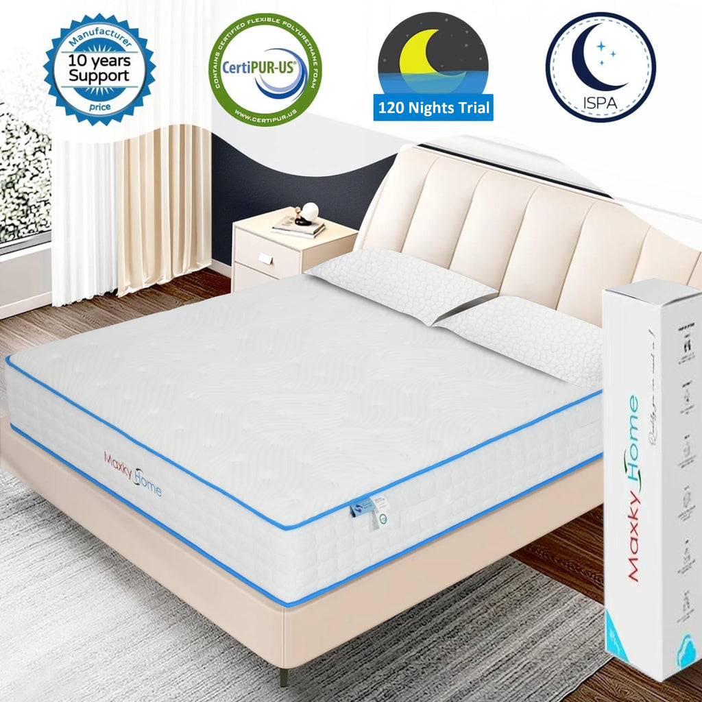 10 Inch Twin Memory Foam Mattress W430451