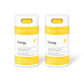 Energy Supplement 2 Pack 120 Capsules Caffeine Vitamins B & C Vegan Sugar Free T3200