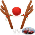 Reindeer Antlers & Nose Christmas Car Decorations T1430