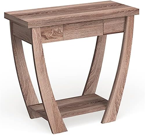 Modern Wood Console Table in Cappuccino S396090
