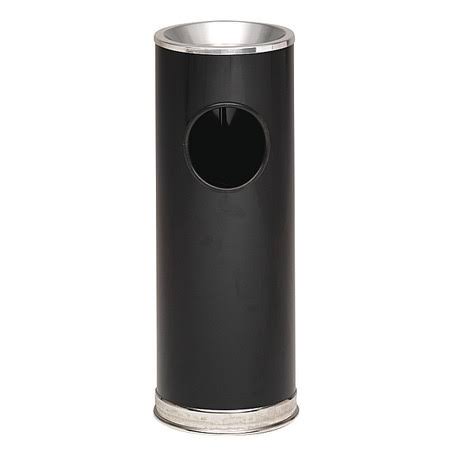 Black 9 Gal Waste Receptacle N566