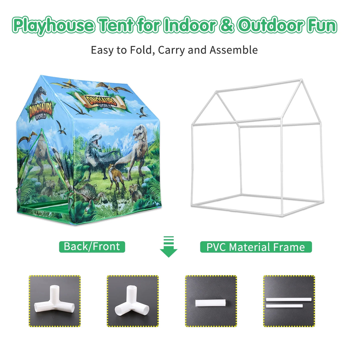 Dinosaur Kids Play Tent Playhouse L968