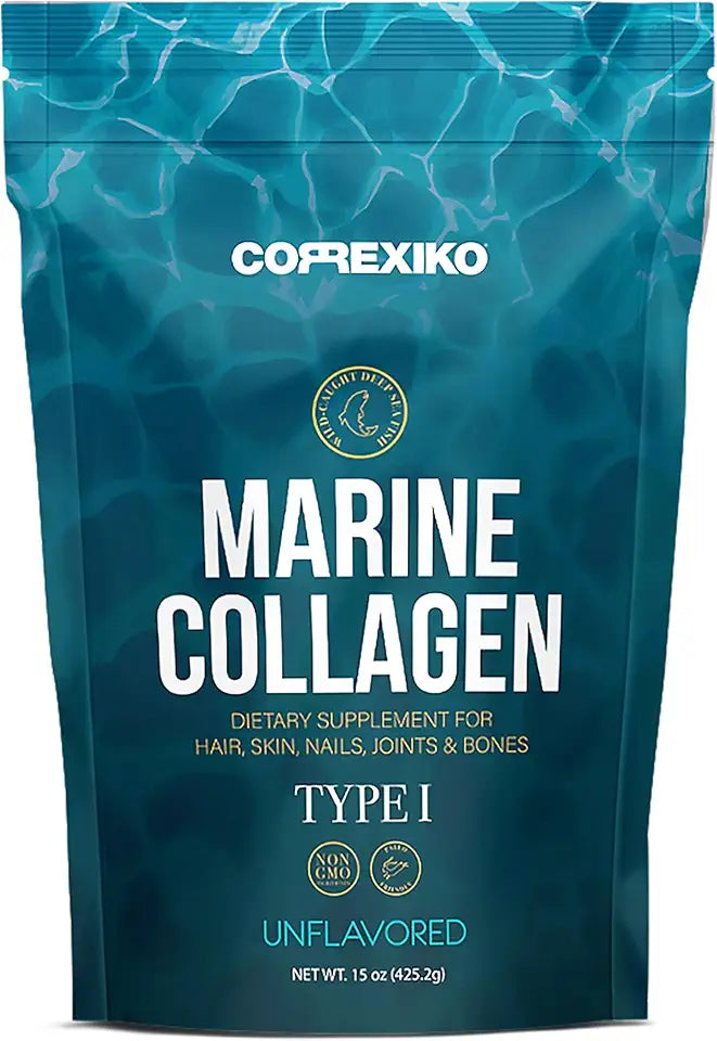 Unflavored Marine Collagen Powder Supplement 10,000mg E952