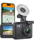 R2-4K Dash Cam with Built-in WiFi GPS, UHD 2160P, 2.4" LCD Display, 150° Wide Angle, WDR, Night Vision L7476