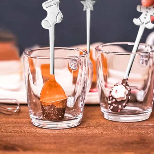 24 Pcs Stainless Steel Christmas Stirring Spoons A22627