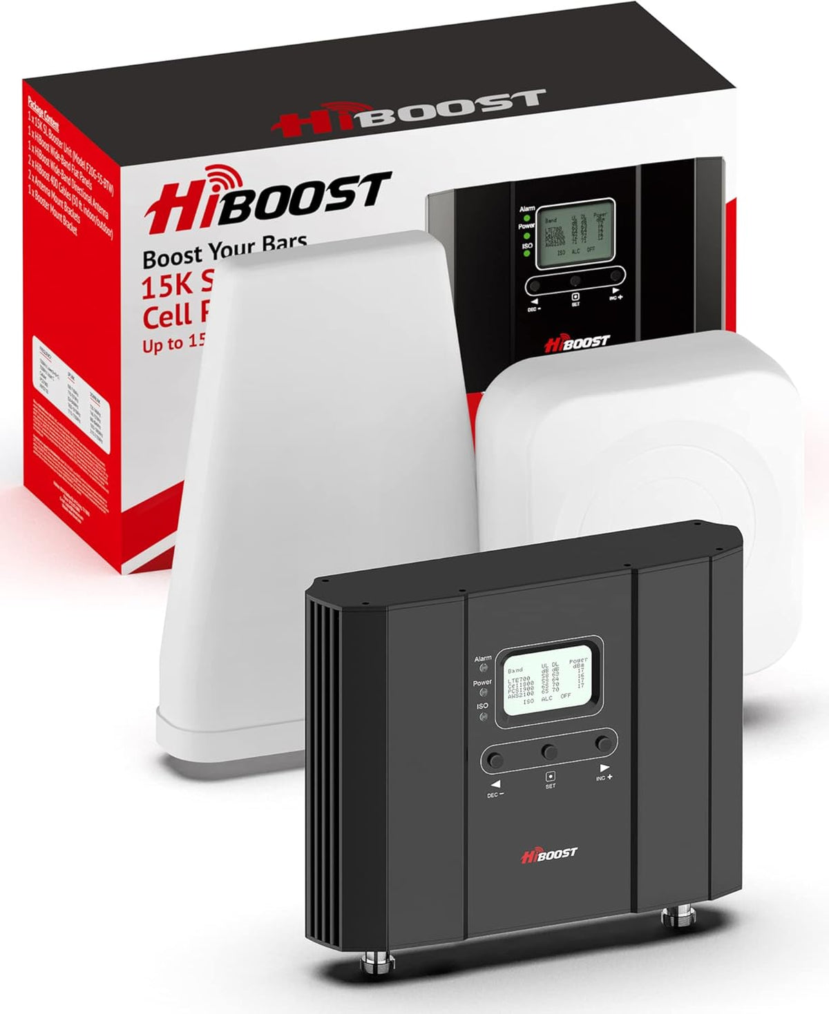 Cell Phone Signal Booster, 4,000 sq ft, 5G 4G LTE O770