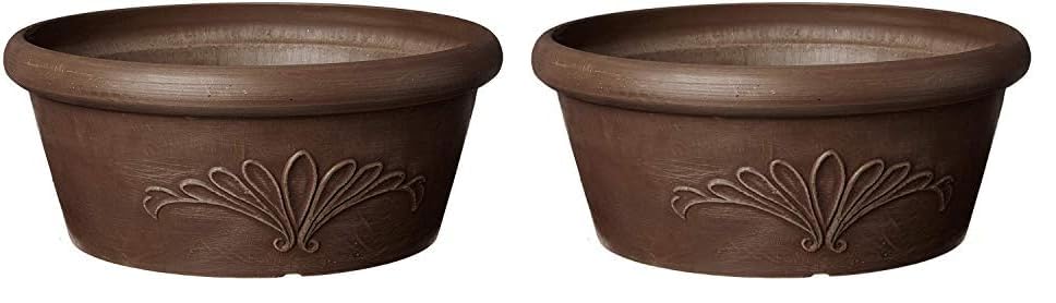 Terra Cotta Color 10-inch Shallow Bulb Pan Planter Dish H3374