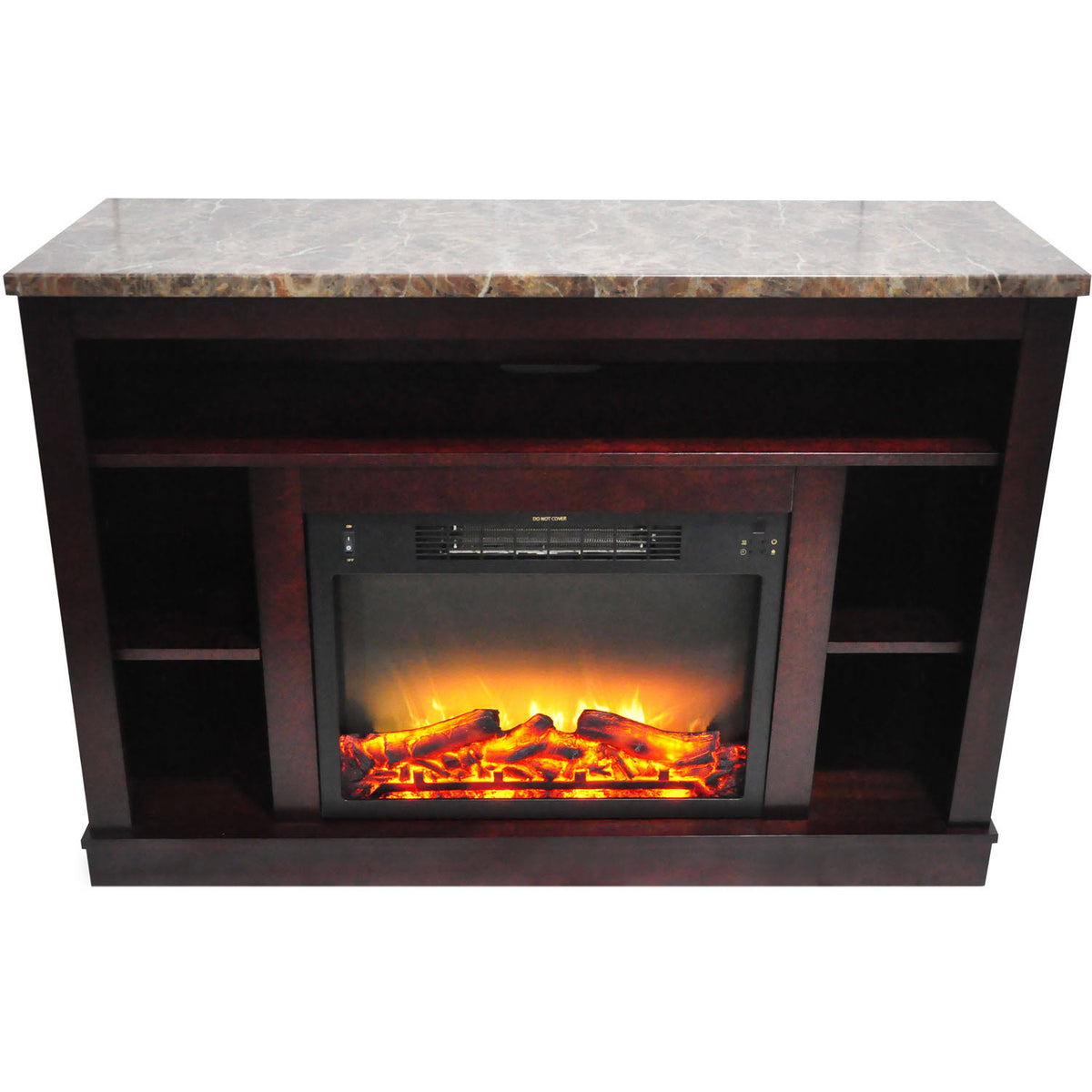 Mahogany Mantel Electric Fireplace U614