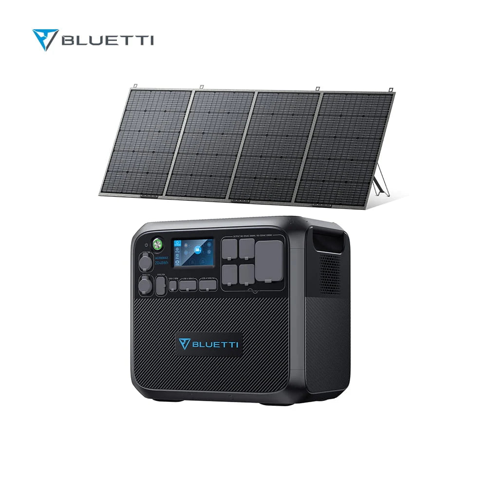 Portable Power Station 2048Wh Solar Generator 2200W AC Output I6734