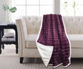 Sherpa Throw Plum D72820
