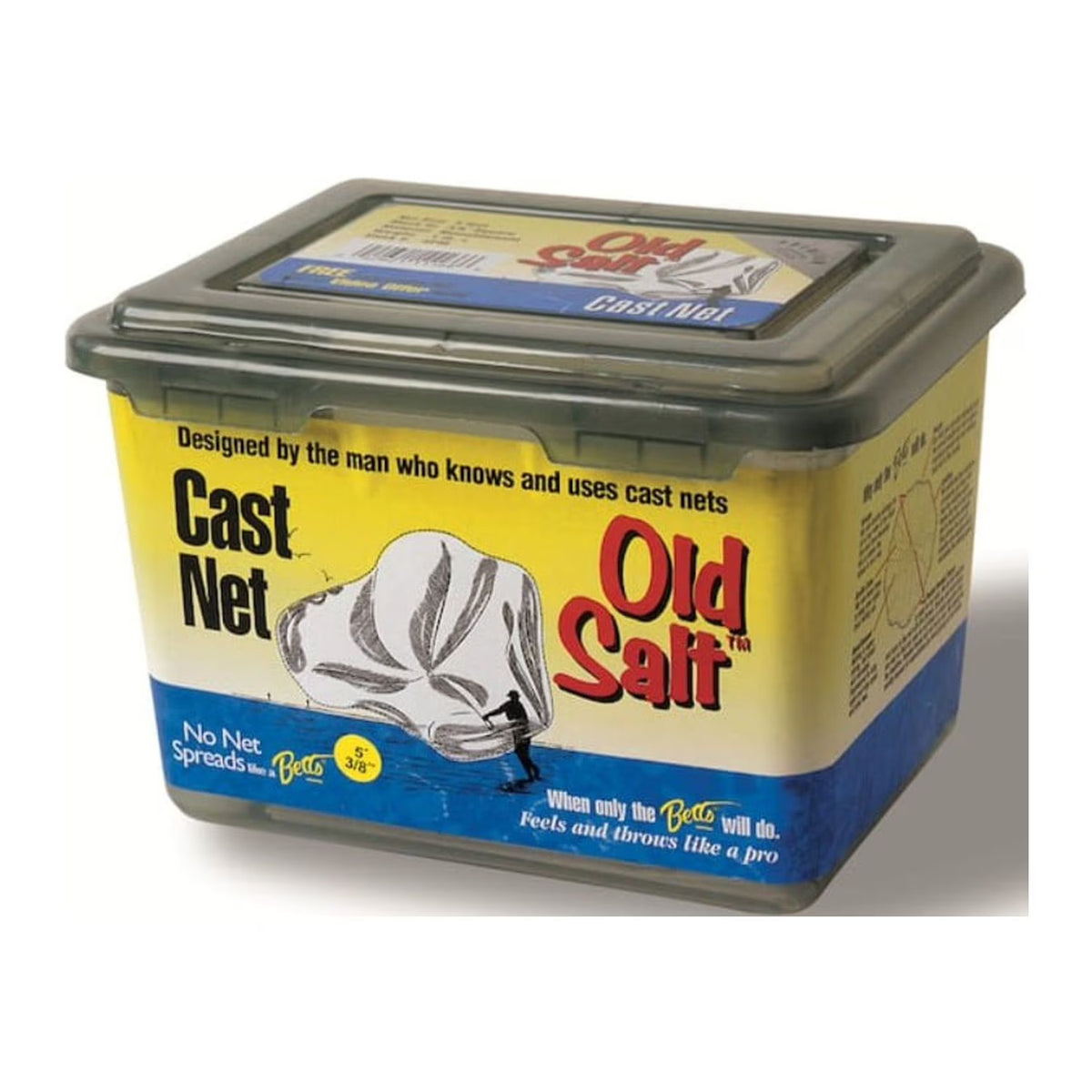 Cast Net 5' Mono 3/8" Mesh Box V8679