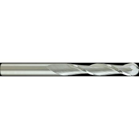 1/2x22 2 Flute Extra Long Solid Carbide Ball End Mill O8957