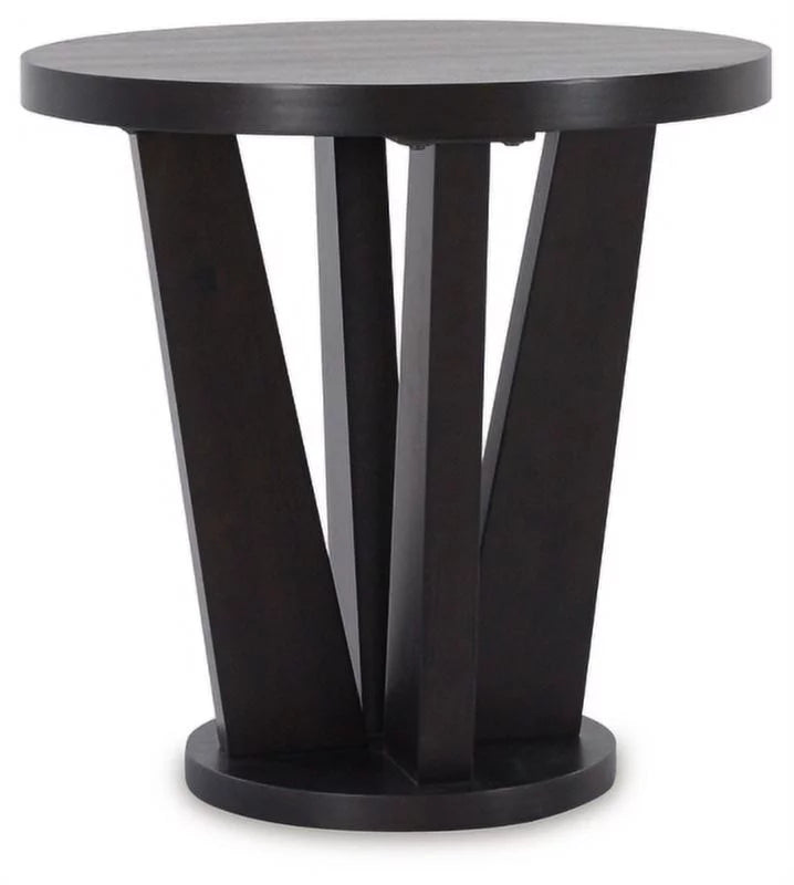 Dark Brown End Table Y9228