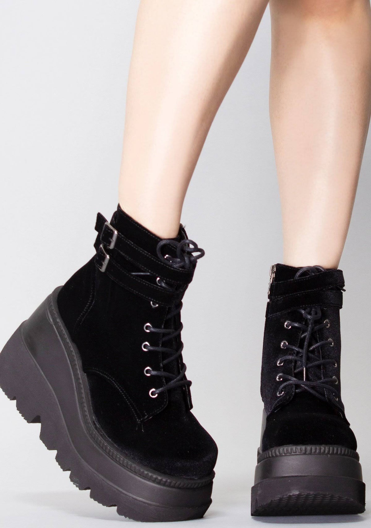 Black Velvet Shoes A970
