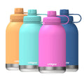 4-Pack 48 oz Stainless Steel Water Bottles With Double Wall Insulation J41249