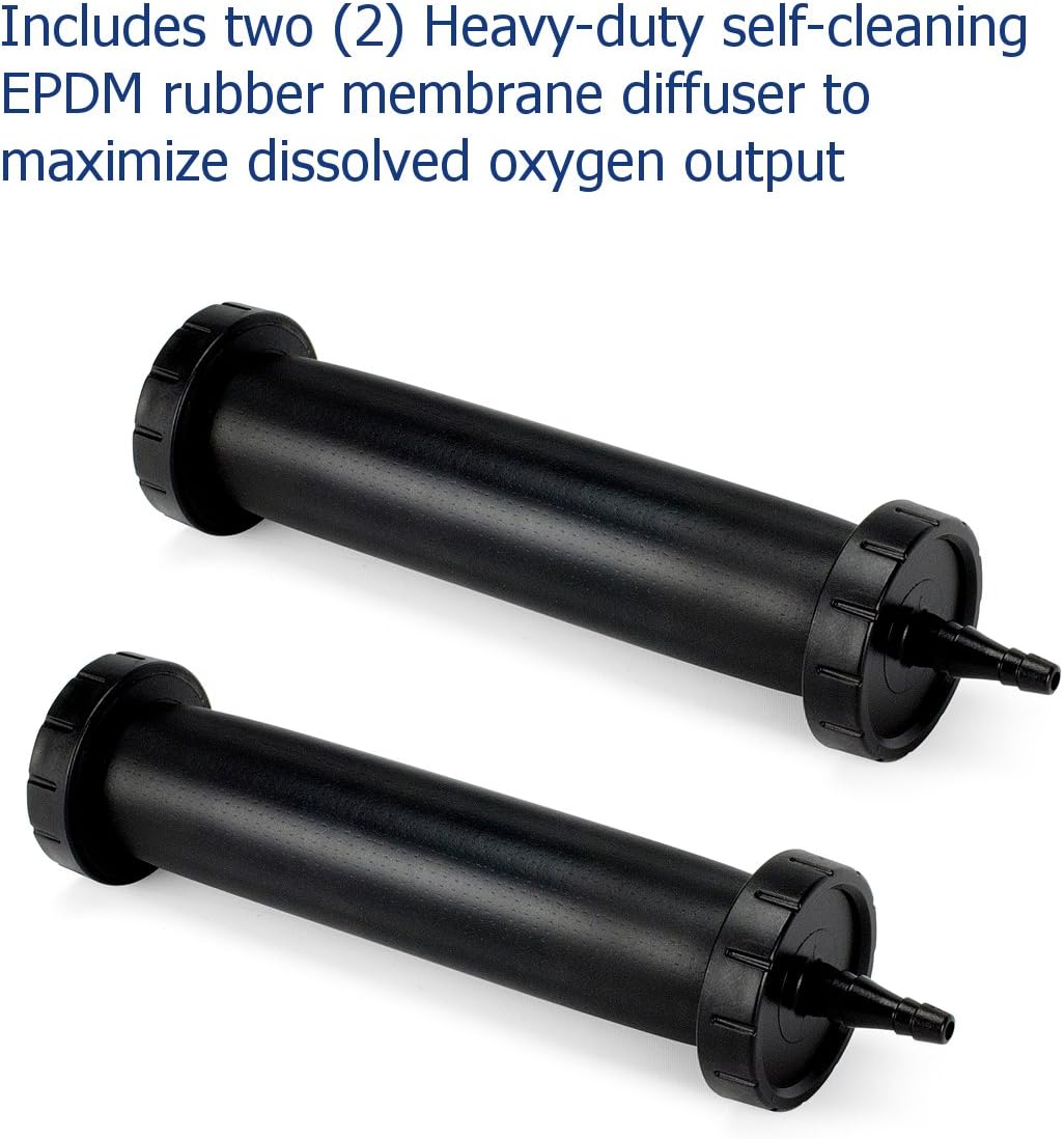 Pond Aerator and Aeration Kit with Tubing and Diffusers D86721