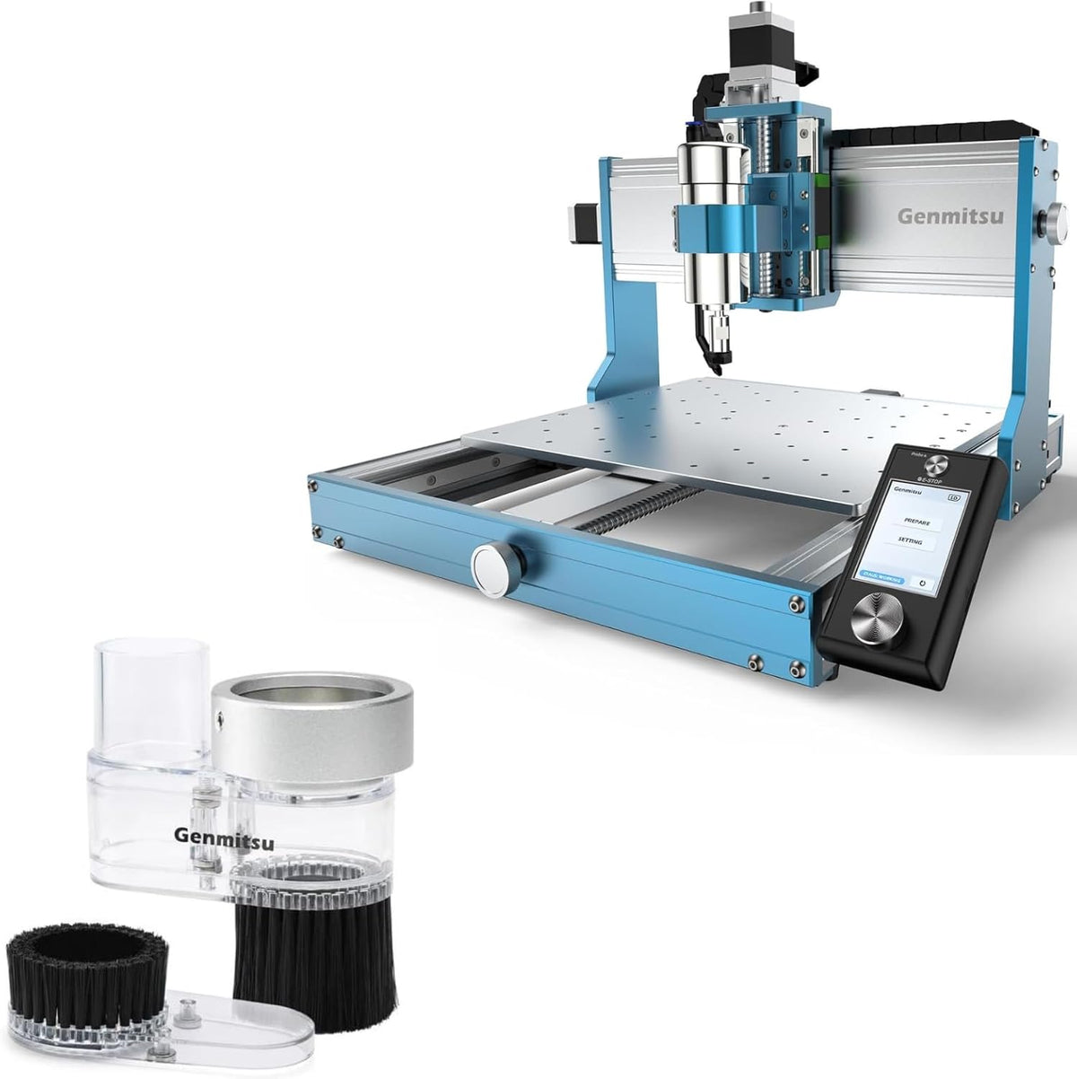 CNC Router Machine with Dust Shoe for 52mm Diameter Motor V846
