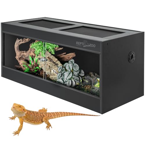34 Gallon PVC Reptile Terrarium with Glass Sliding Door T49703