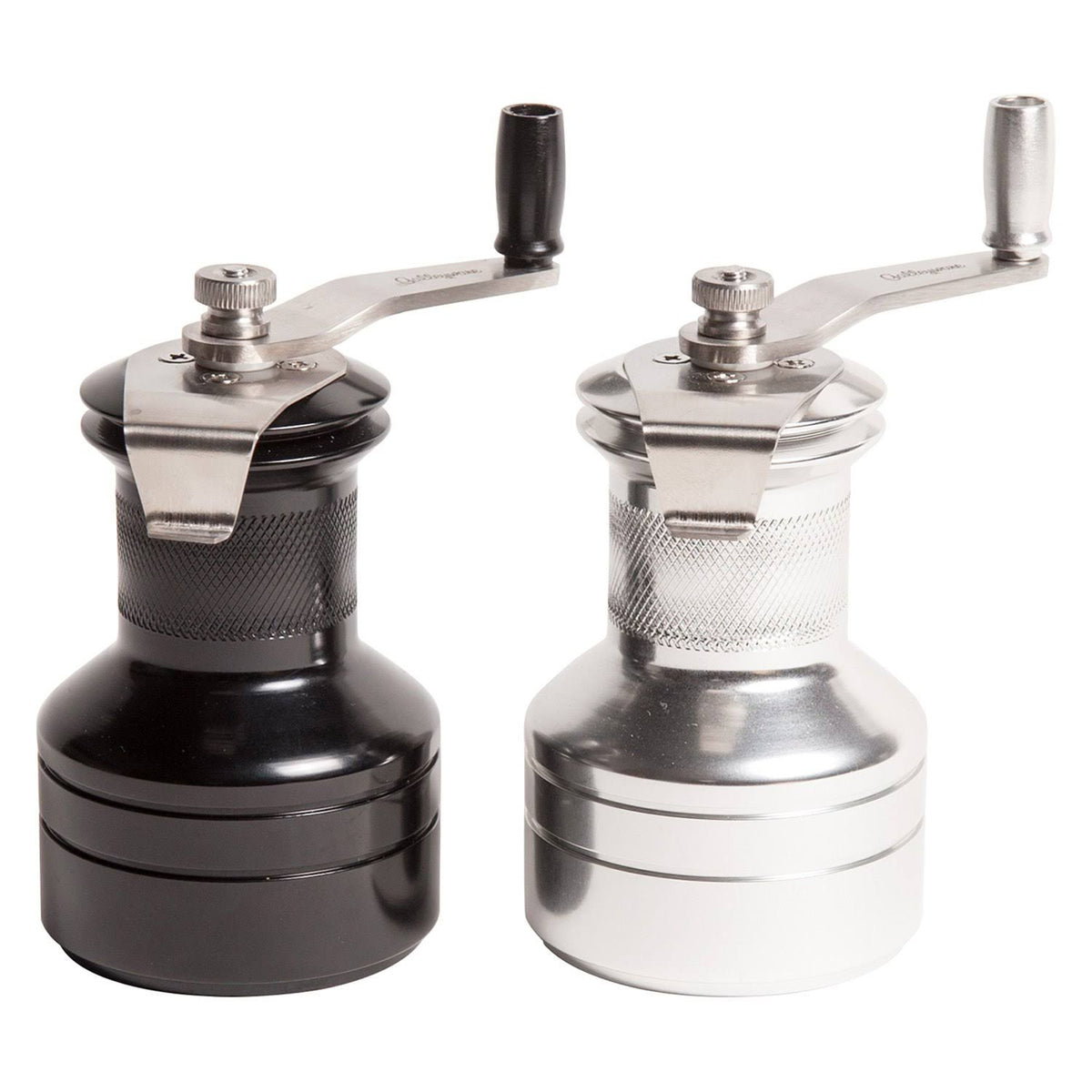 Black/Silver Salt & Pepper Mill Set Q6263