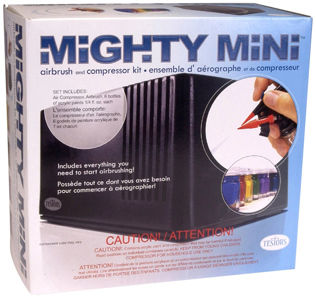 Mighty Mini Airbrush with Compressor Set I2169