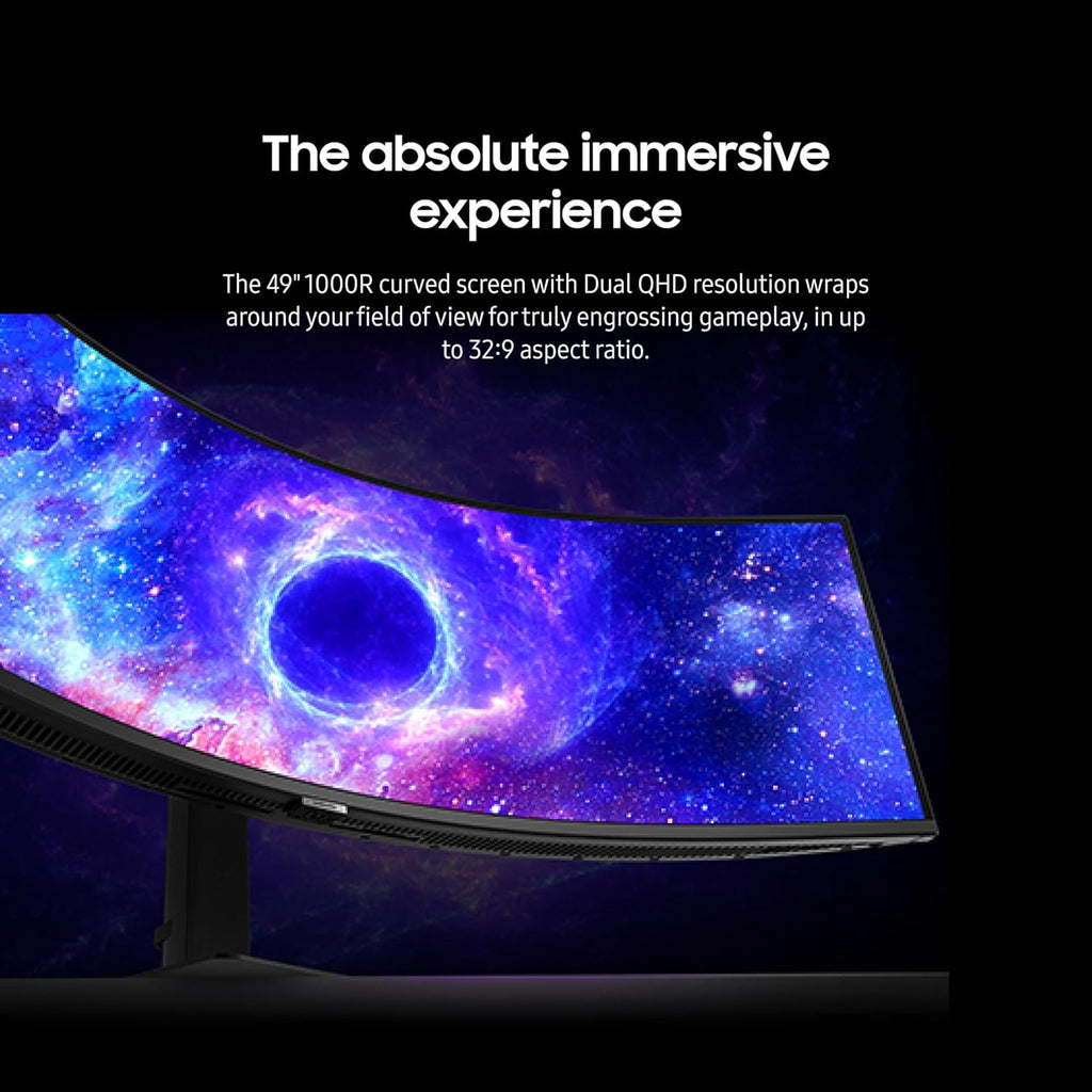 49-Inch DQHD 1000R Curved Gaming Monitor, 240Hz, Black G9965