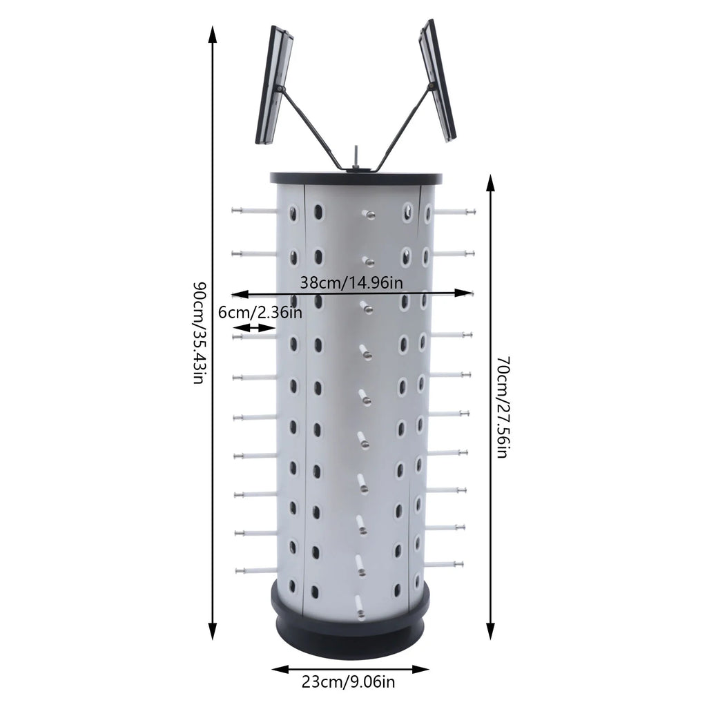 360° Rotating Sunglasses Display Stand 40 Pairs Storage Rack S9077