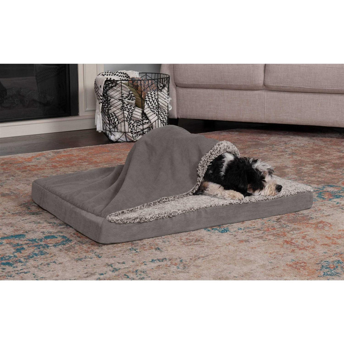 Blanket Top Dog Bed B8508
