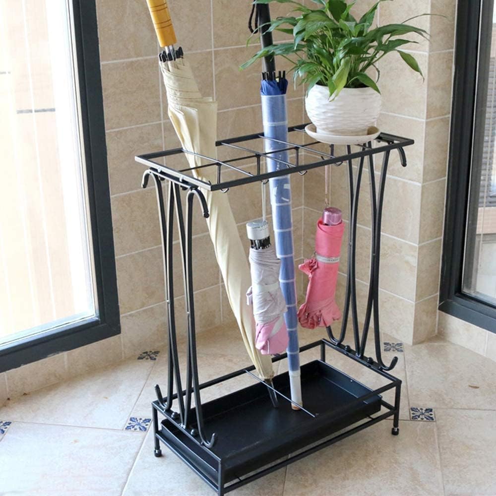 10 Slots Umbrella Rack with Removable Drip Tray Z102