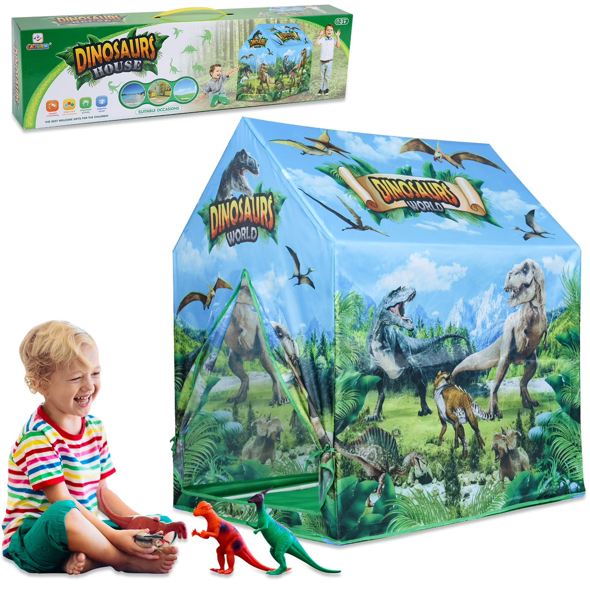 Dinosaur Kids Play Tent Playhouse L968