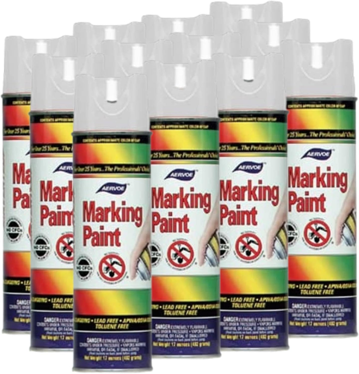 White Marking Paint, 12 Pack M28594