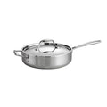 3 Qt Tri-Ply Clad Stainless Steel Covered Deep Sauté Pan D674