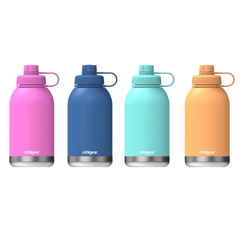 4-Pack 48 oz Stainless Steel Water Bottles With Double Wall Insulation J41249