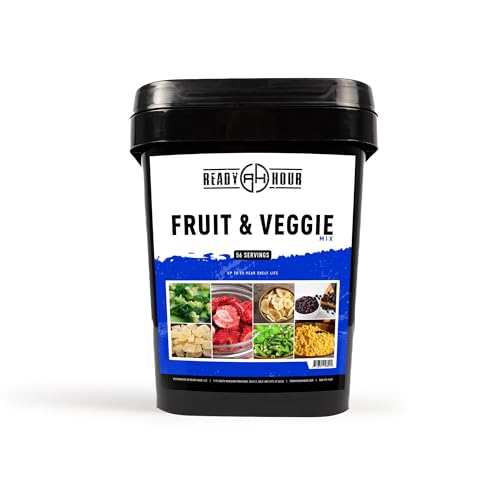Non-Perishable Freeze-Dried Fruit & Veggie Mix, 56 Servings Q512
