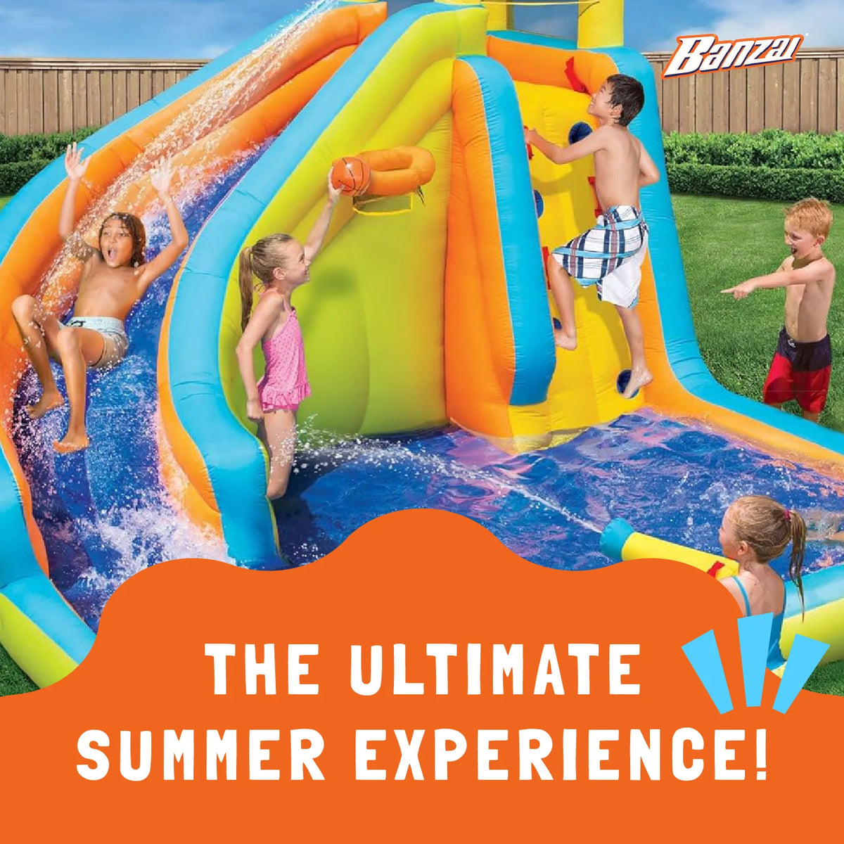 Inflatable Water Slide Splash Park A340