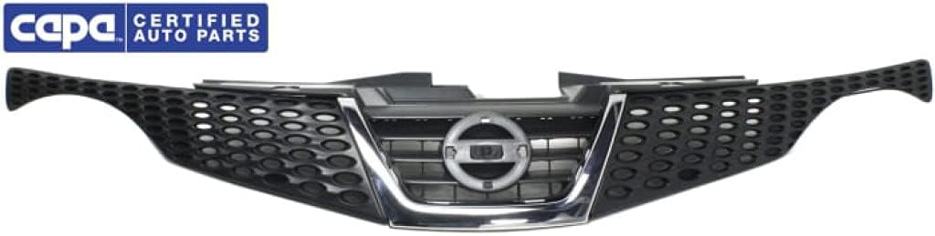 Painted Black Grille Assembly with Chrome Molding Plastic S23991