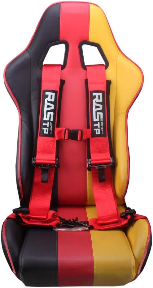 4 Point Safety Harness with 3 Inch Padding Red Pack of 2 K100