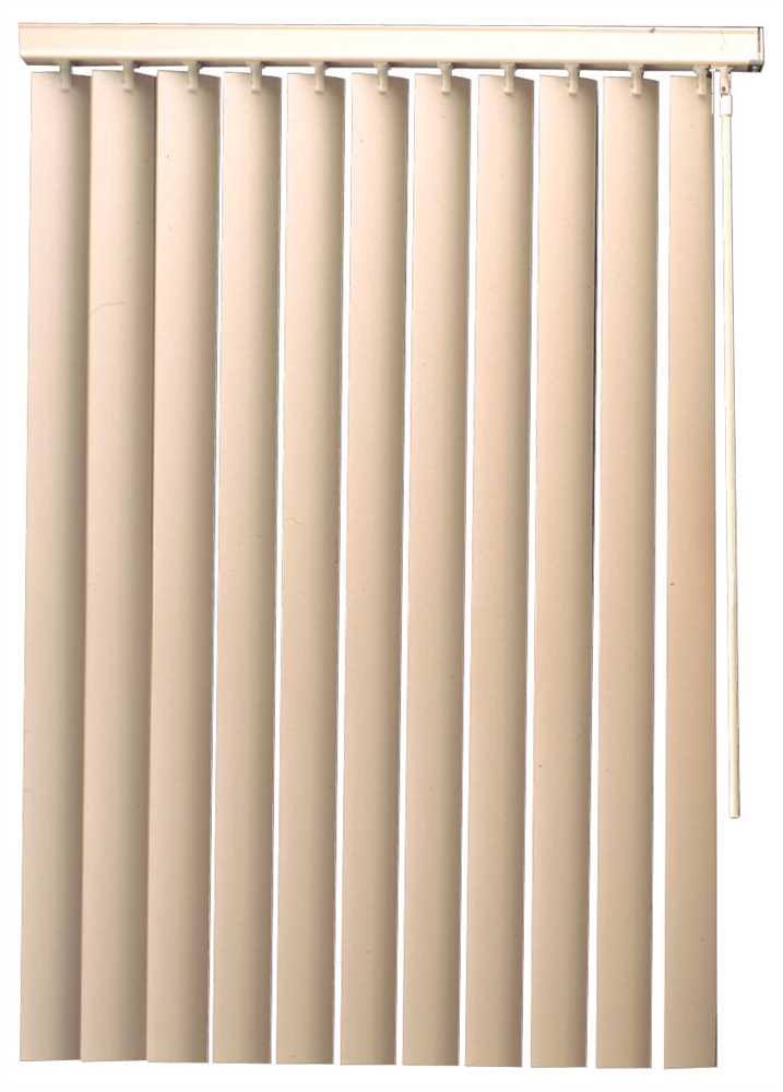 3.5-inch PVC Vertical Blinds, Alabaster, 71x84 in. D306